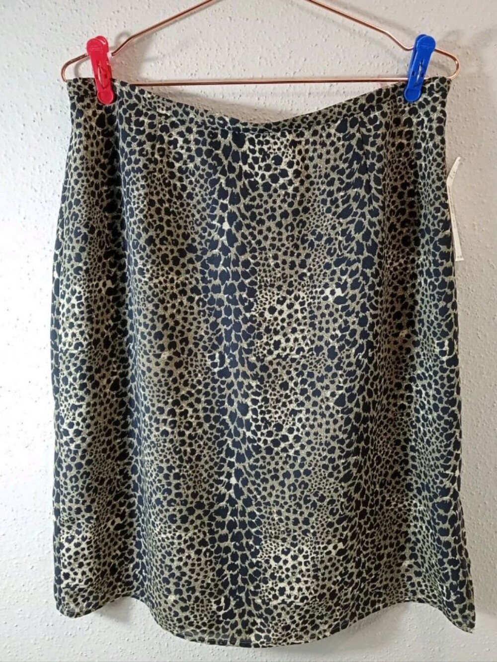 First Issue a Liz Clairboune Co Skirt Plus size sz 16 Side Split Animal Print